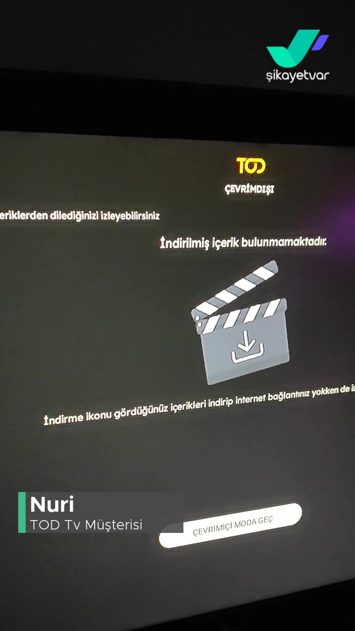 Tod TV Çevirim Dışı Hatası Acil Çözüm Talebi... videonun kapak resmi