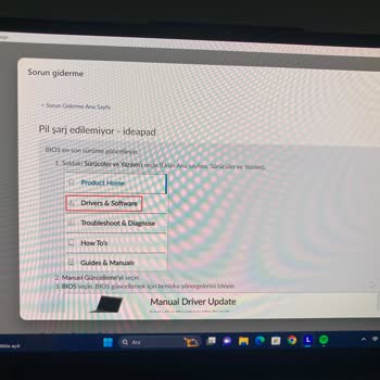 Lenovo Bilgisayar Lenovo Yoga Slim 6 Şarj Problemi