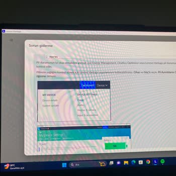 Lenovo Bilgisayar Lenovo Yoga Slim 6 Şarj Problemi