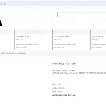 Zara Ürün İadesi Beklemede