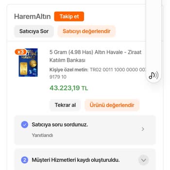 Hepsiburada'dan Altın Alımında Yaşanan Sorunlar Ve İade Problemleri