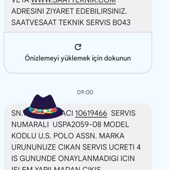 Boyner- Saat & Saat 2 Ayda Taşı Düşen Saate Y. Parça Ücreti İstemesi