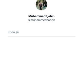 Twitter Onaylama Kodu Girilmiyor