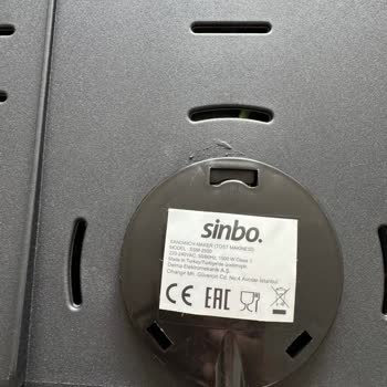 Sinbo Tost Makinesi İle Hayal Kırıklığı