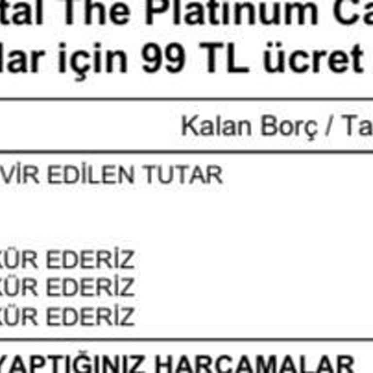 Garanti Bankası Kredi Kartı