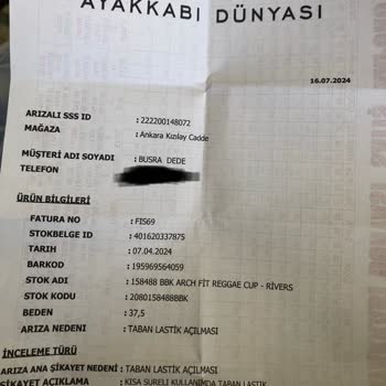 Ayakkabı Dünyası'ndan Aldığım Skechers Marka Ayakkabı