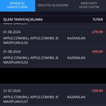 Apple Kredi Kartımdan Sürekli Para Çekiyor