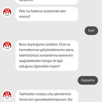 Vodafone Çekim Sorunu Ve Haksız Cayma Bedeli