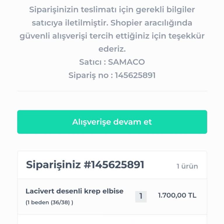 Sama' Collection Sama Collectiondan Bir Sonuç Alamıyorum