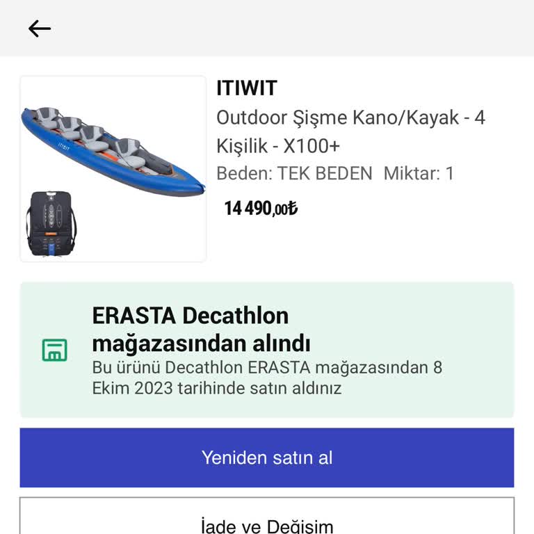 Decathlon 4 Kişilik Şişme Bot