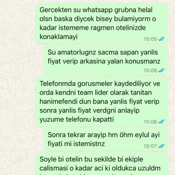 Club Marvy Hotel Club Marvy İletişimsizlik, Yanlış Bilgilendirme!