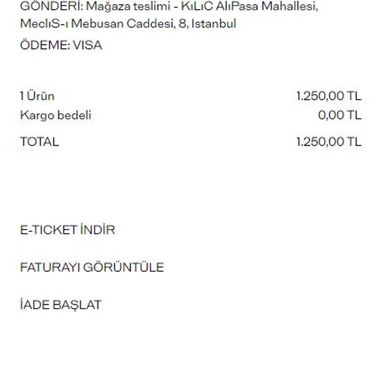 Massimo Dutti Ürünümü Aylardır Teslim Etmeme