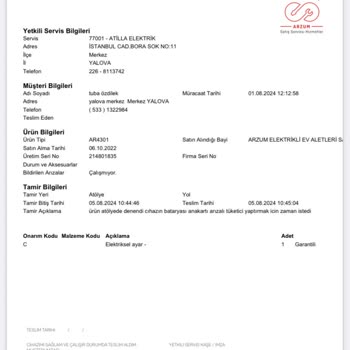 Arzum Çözülemeyen Robot Sorunu