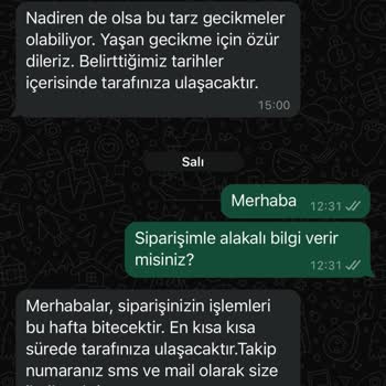 Amerika Sepetim 6 Haftadır Teslim Edilmeyen Sipariş Ve İletişim Sorunları