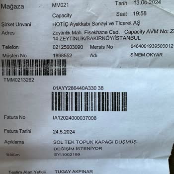 Hotiç Ayakkabı Tamiri Mağduriyeti Ve İlgisiz Hizmet