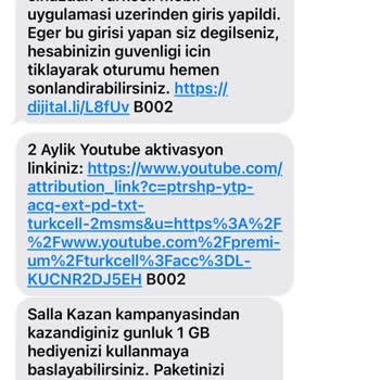 Turkcell Hediye Youtube Premium Paketi Sorunu