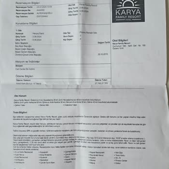 Karya Family Resort Özdere Fare Problemi