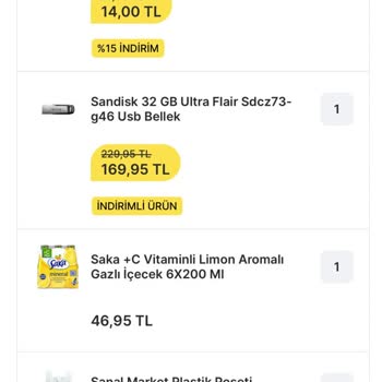 Migros. Siparişin Eksik Gelmesi