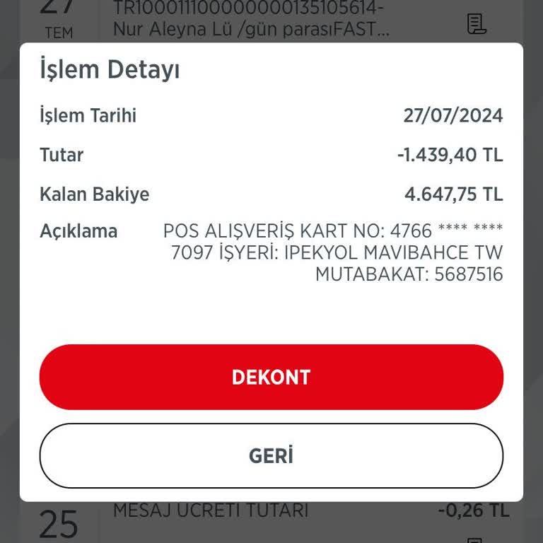 Twist Para İadesi Yapmadı