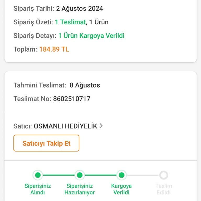 Trendyol Express Geç Kargo Teslimatı