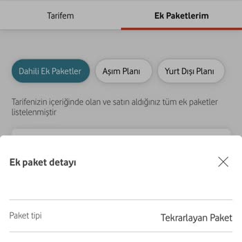 Vodafone Yanıltıcı Ek Paket Bilgilendirmesi Ve Yüksek Ücretlendirme