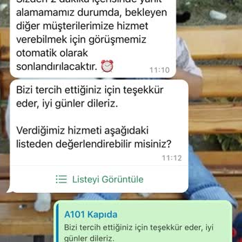A101 Kapıda Ücret İadesi Yapmıyor