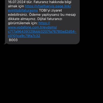 Vodafone Ev İnterneti Fazla Tutar Yansıtma