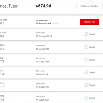 Vodafone Net Vodafone Mobil Hat Fatura Fahiş Fiyat Artışı