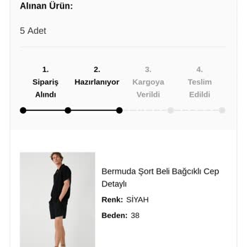 Koton Mobil Uygulama Sipariş Pişmanlığı