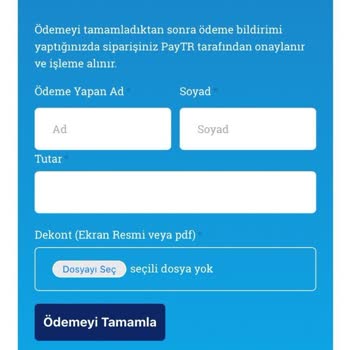 Paytr Ödeme Yaptım Ama Ürünümü