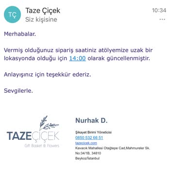 Taze Çiçek İle Hayal Kırıklığı: Teslimat Sorunları Ve İletişim Eksikliği