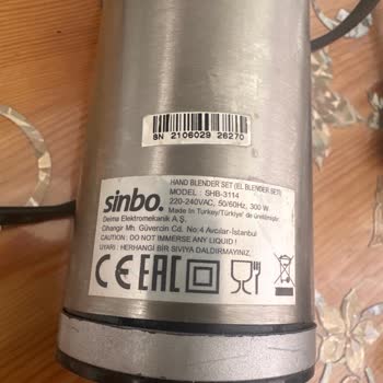 Sinbo El Blender Çorba Ucu