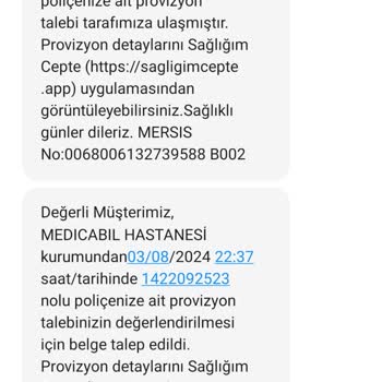Anadolu Sigorta Provizyon Onay Bekletmesi