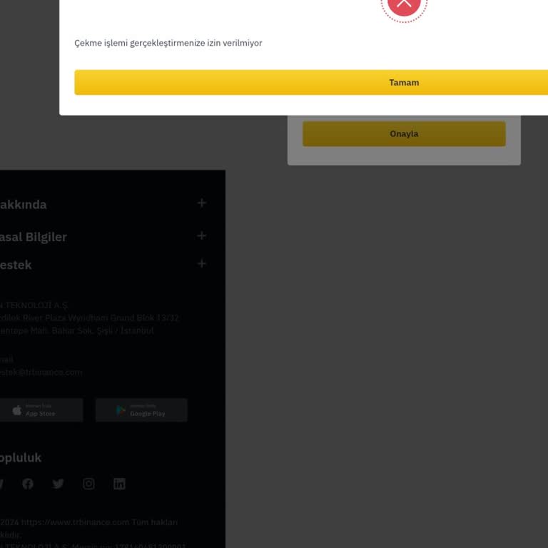 Binance TR Kimlik Doğrulama Sorunu Ve Mağduriyet