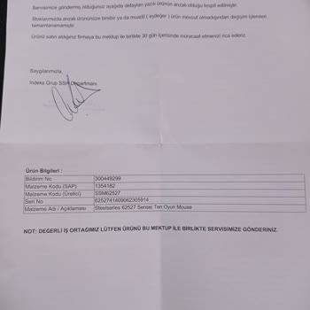 SteelSeries'den Garanti Olmayan Garanti Belgesi