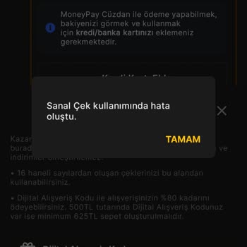 Pluxee Yüklenen Puanlarım Geçersiz