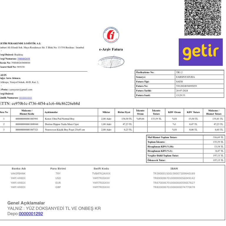 Getir Sipariş Teslimat Sorunu Ve Yetersiz Müşteri Hizmetleri