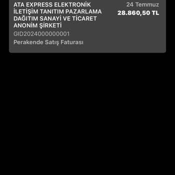 Fiyuu Faturayı Manuel Kesmek Zorunda Kaldım Param Yatmadı