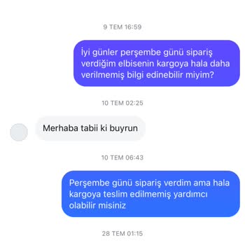 Sama' Collection Para İadesi İstiyorum