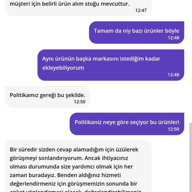 Getir Büyük Kafasına Göre Ürünlere Kota Koyuyor