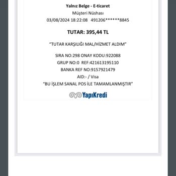Migros'tan Parası Alınan Kime Verildiği Belli Olmayan Siparişim.