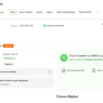 Hepsiburada Dan Aldığım 7300 Vp Dijital Kod Ortada Yok