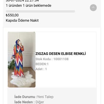 Güldane Butik Sipariş İptal Talebi