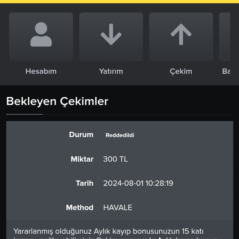 Betturkey Haksız Yere Bakiyemi Sıfırladı, Paramı Geri İstiyorum
