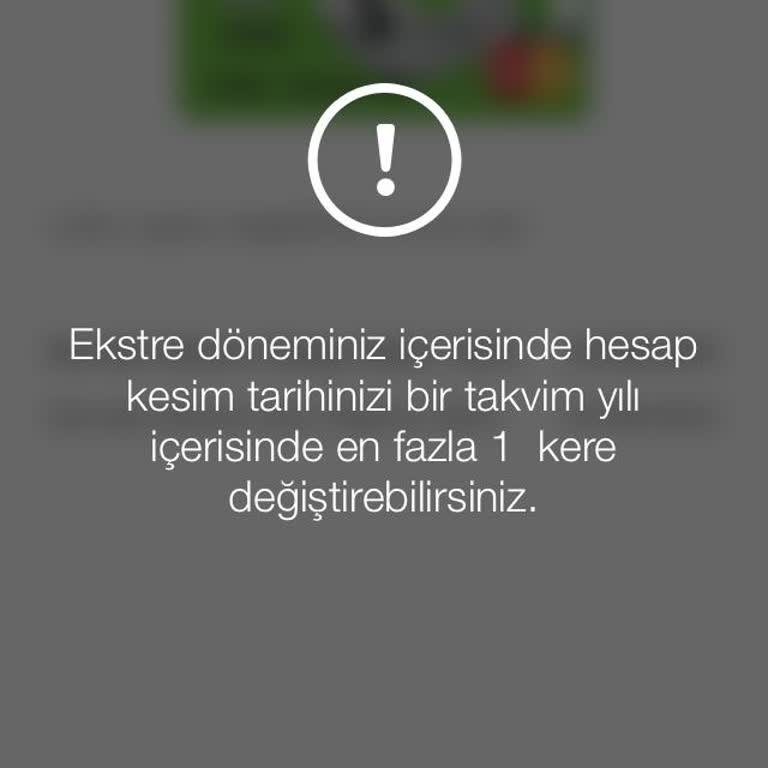 Garanti BBVA Hesap Kesim Tarihi Değişikliği