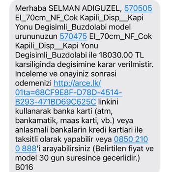 Arçelik Buzdolabı Gaz Kaçağı Sorunu Ve Ücret Talebi