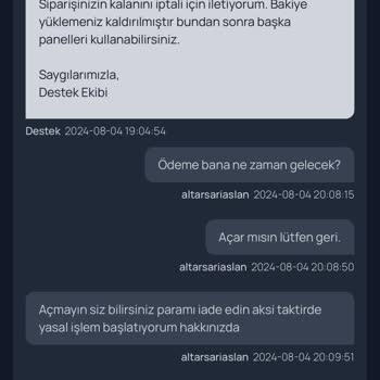 Reklambayi.com Paneli Yasal İşlem Başlatacağım