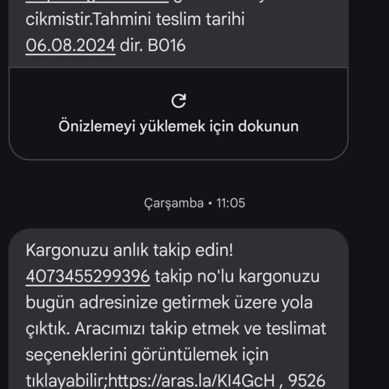 Aras Kargo Paket Teslim Etmeme Sorunu
