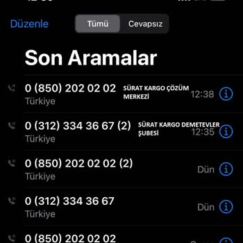 Sürat Kargo Ürünün Teslim Edilmemesi