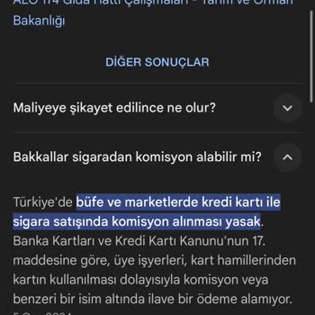 Öz Mut Yöresel Market Sigaradan Komisyon Alması, Kredi Kartından